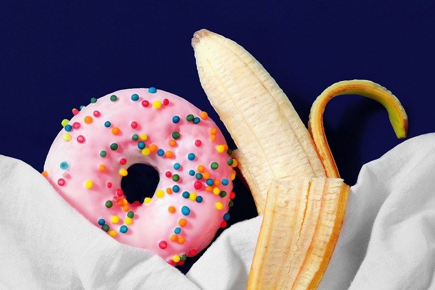 Sex ohne Penetration Donut Banane